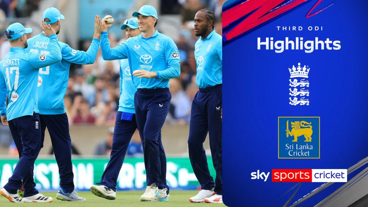 Second ODI: England vs Sri Lanka First Innings Highlights