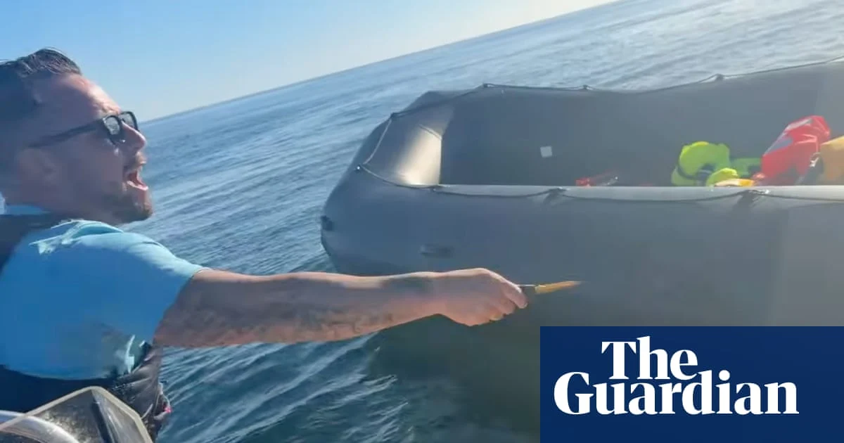 Far-Right Activist Slashes Dinghy in Channel Protest Escalates