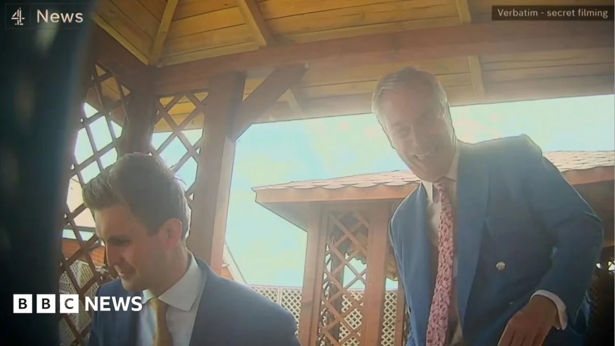 Reform UK aide filmed discussing donations law