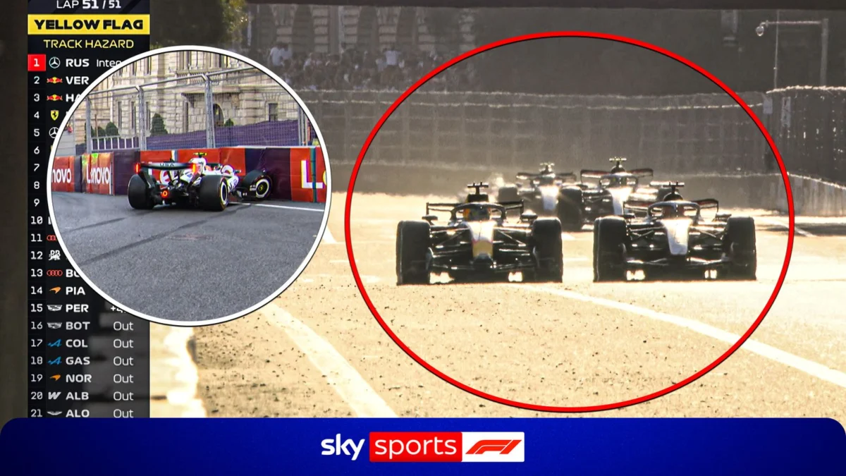 Russell Edges Verstappen in Dramatic Azerbaijan GP Finale