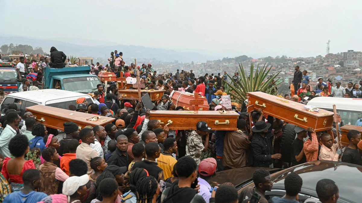 Funerals Held for Children Killed in DR Congo School Fire