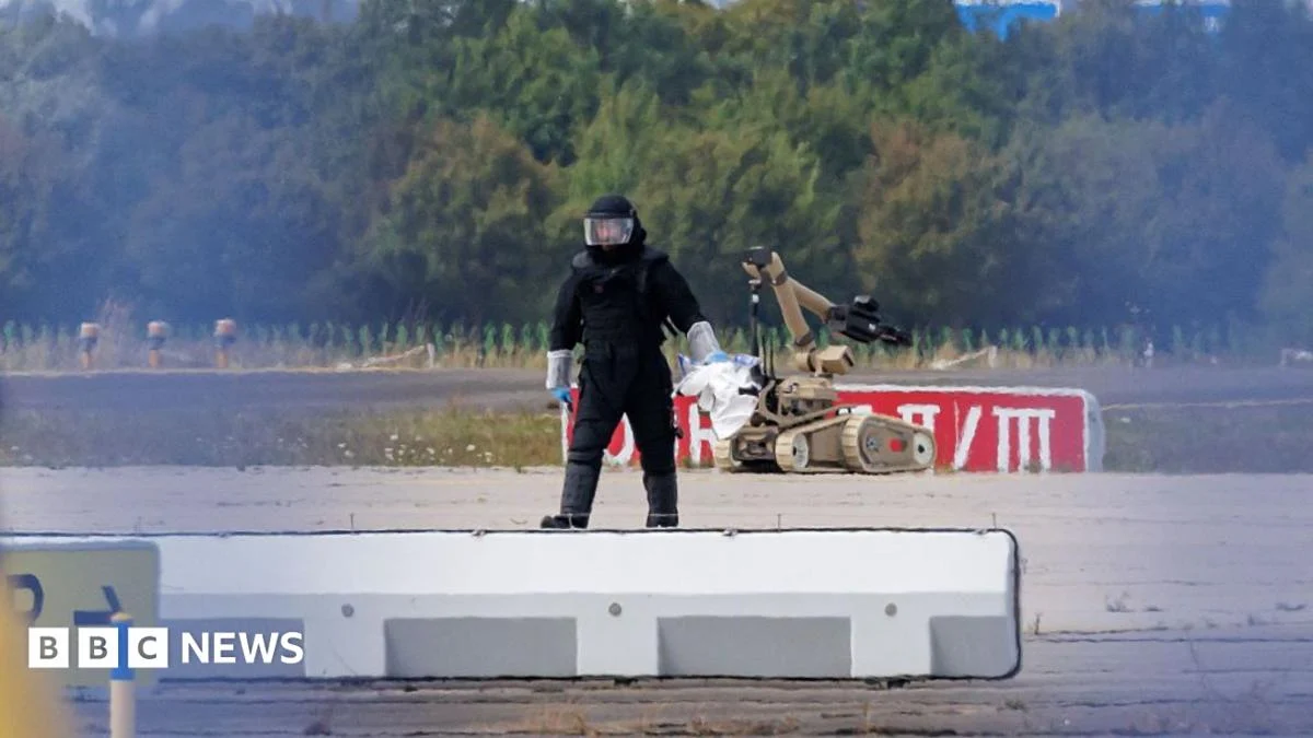 Germany blames Russia for drone attack near Ukrainian cargo planes
