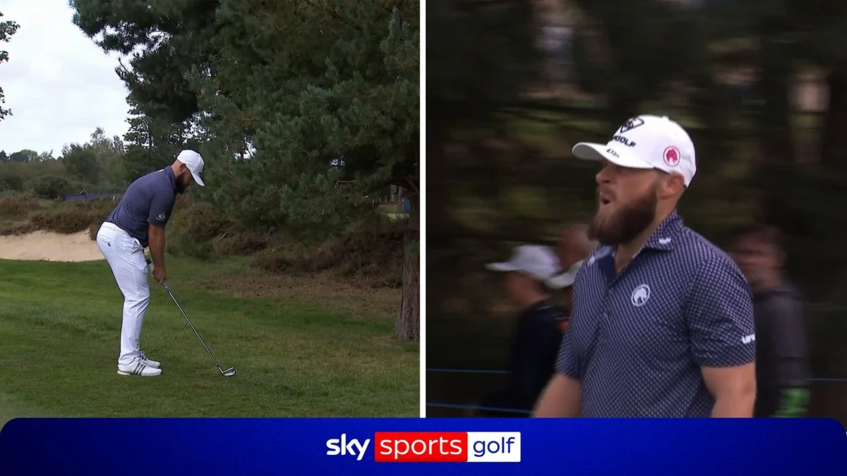 Hatton Hits Extraordinary Approach Shot at BMW PGA Championship