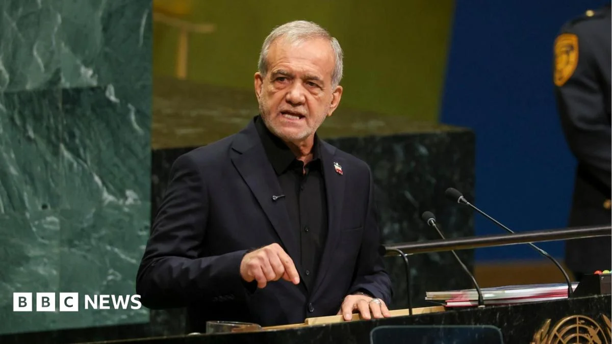 Iran’s President Pezeshkian Defies Trump’s Threat at UN