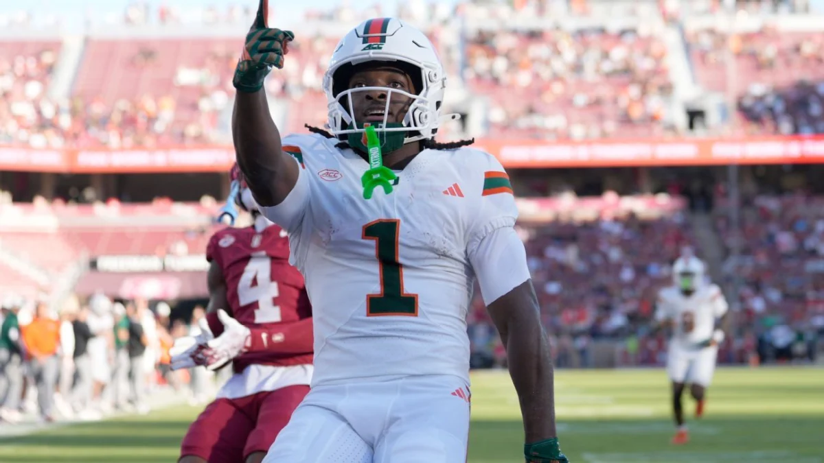 Malachi Toney breaks Miami receiving records in Stanford blowout