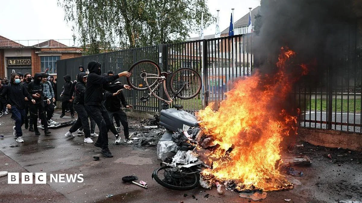 Over 400 Students Detained Amid Escalating French High School Protests