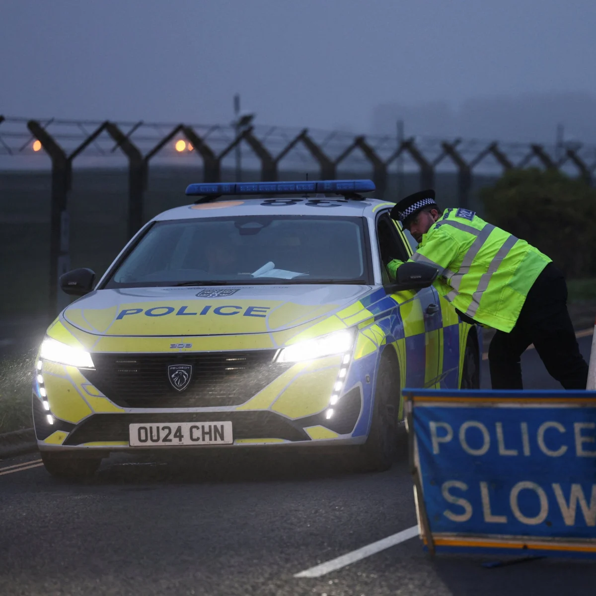 No Bombs Found in UK Air Base Threat, Officials Say