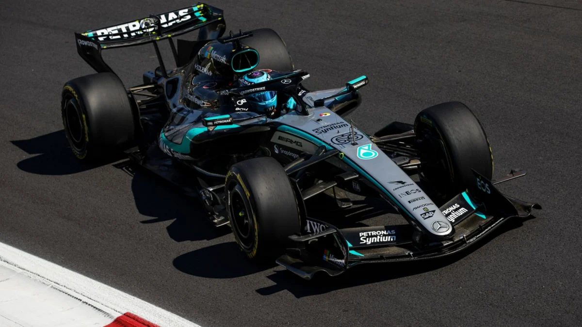 Russell Outpaces Antonelli in Azerbaijan Practice