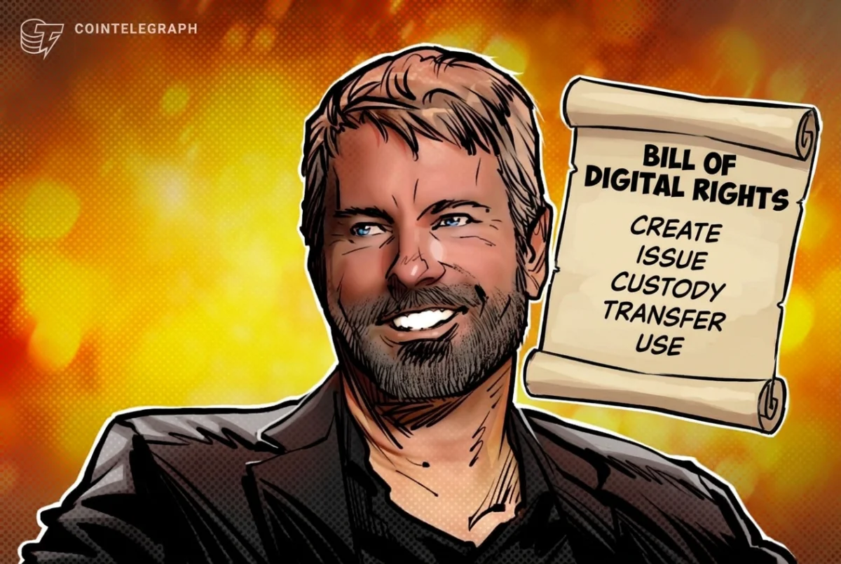 Saylor Proposes Digital Rights Framework to Foster Future Economy