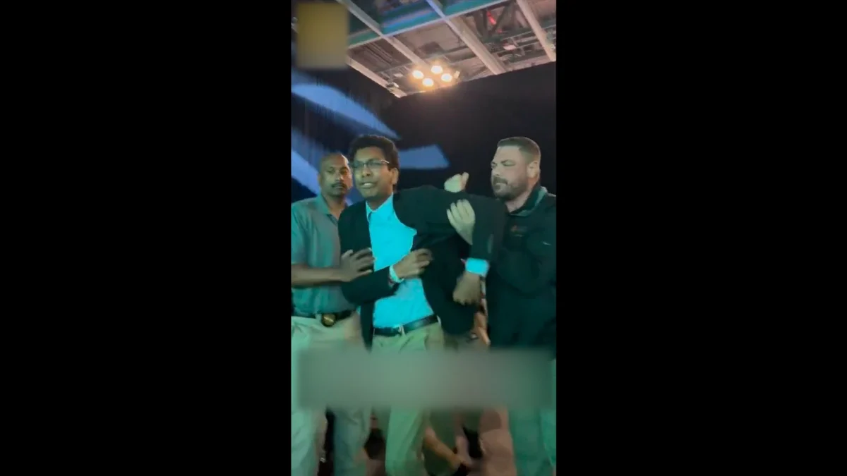 Student protesters disrupt NVIDIA AI climate panel during NYC Climate Week