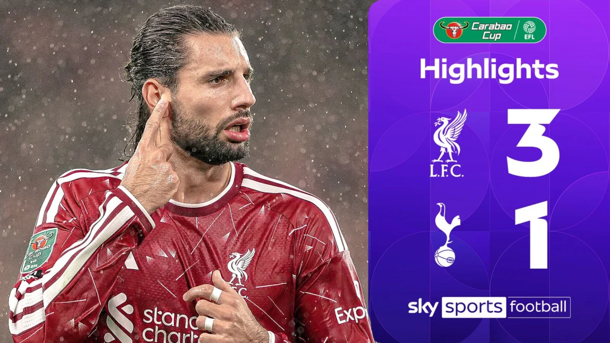 Szoboszlai Scores 30-Yard Screamer as Liverpool Beat Spurs in Carabao Cup