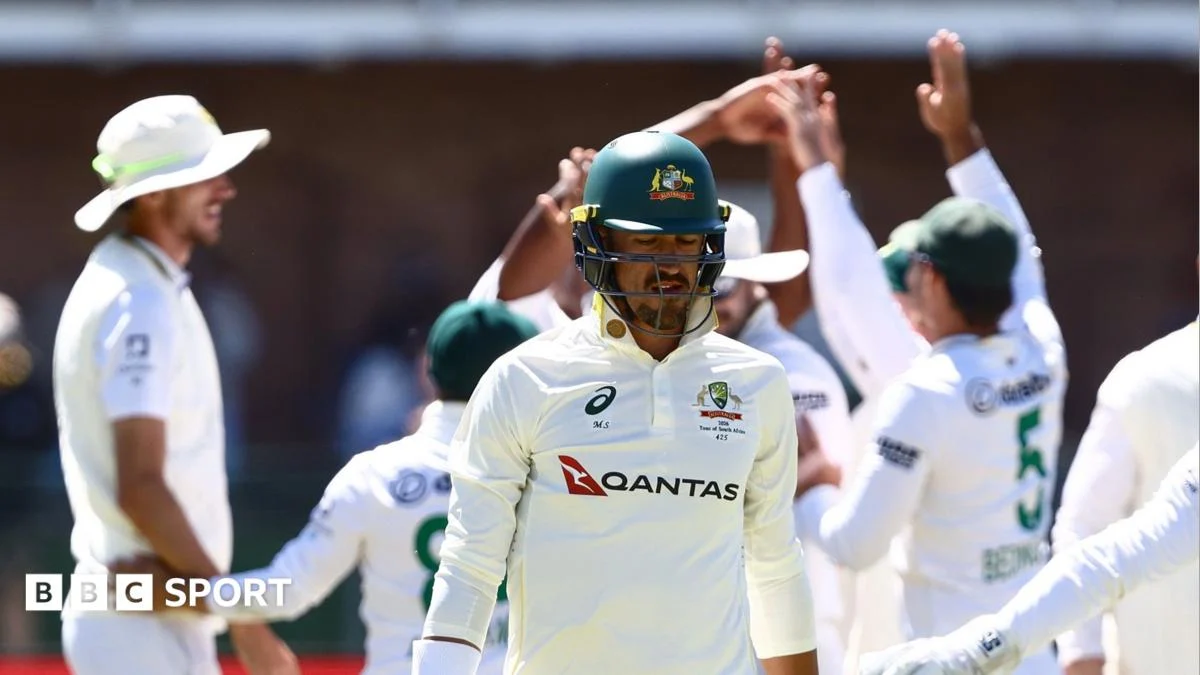 Australia reelin after shambolic day four vs South Africa