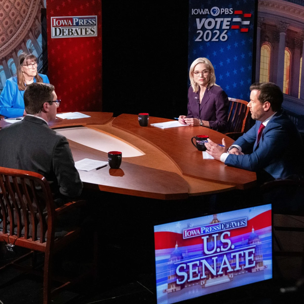 Iowa Senate Candidates Clash in First Debate