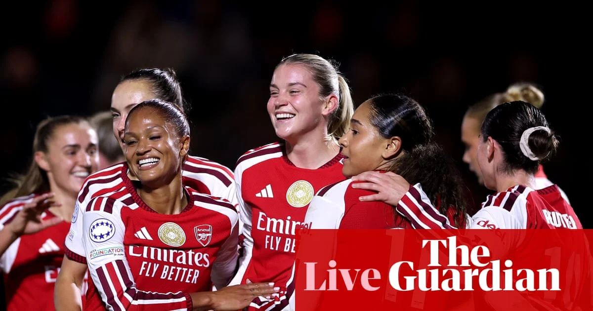 Arsenal host Benfica in Women’s Champions League match
