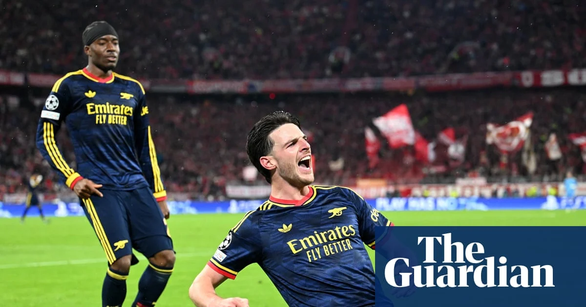 Declan Rice Strikes Late to Deny Bayern Munich After Kane Penalty