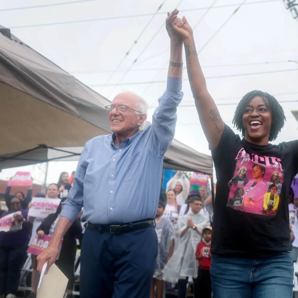 Bernie Sanders Campaigns in Florida for Angie Nixon Senate Bid