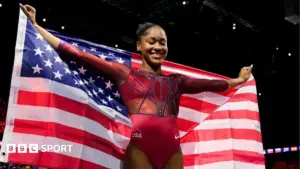 Blakely wins gold in women’s all-around at Worlds