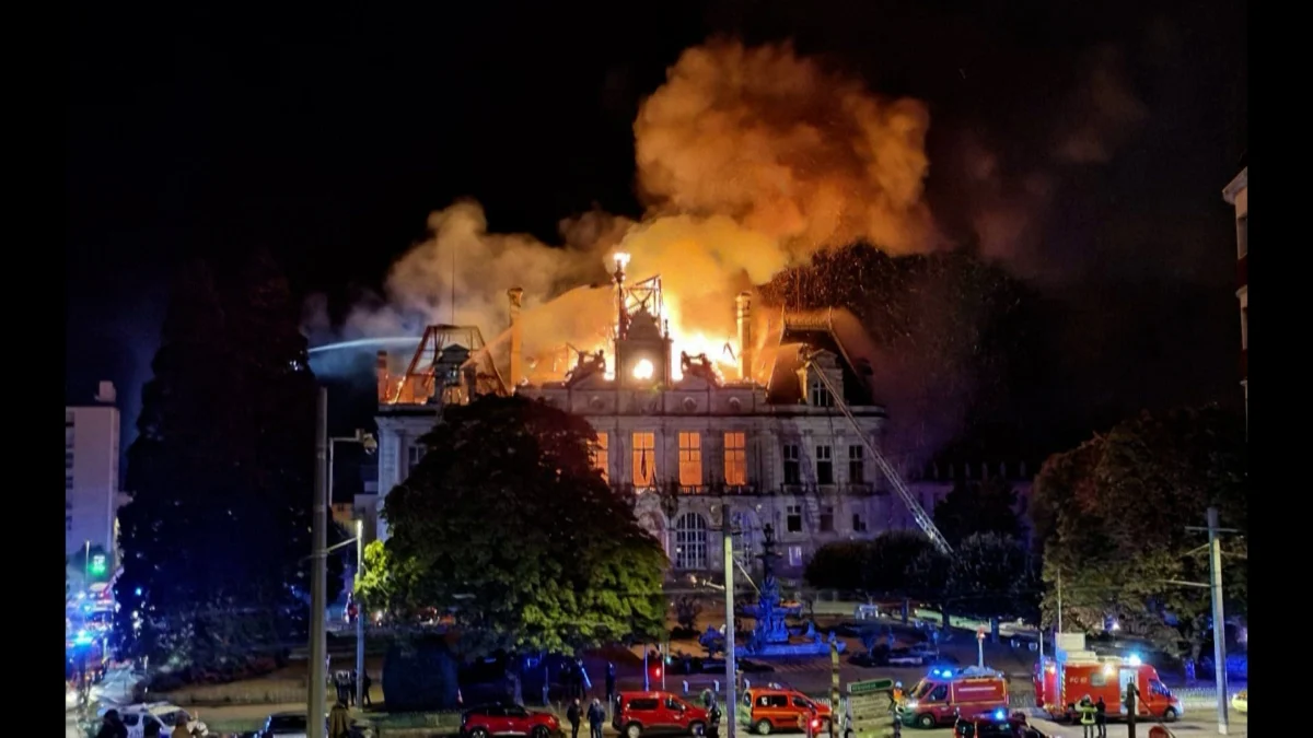 Buildings Burn as French Protests Continue Overnight