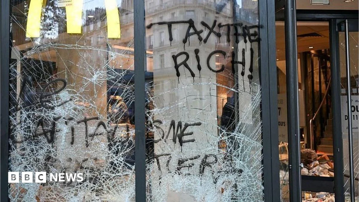 Paris Streets Left Damaged as Protests Turn to Riots, 1800 Arrested