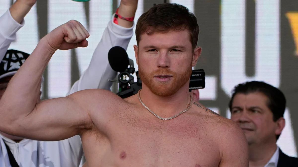 Canelo and Mbilli Make Weight for Riyadh World Title Fight