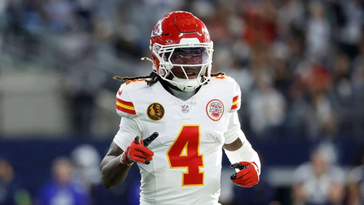 Chiefs WR Rashee Rice Out Sunday vs. Chargers with Hamstring Injury