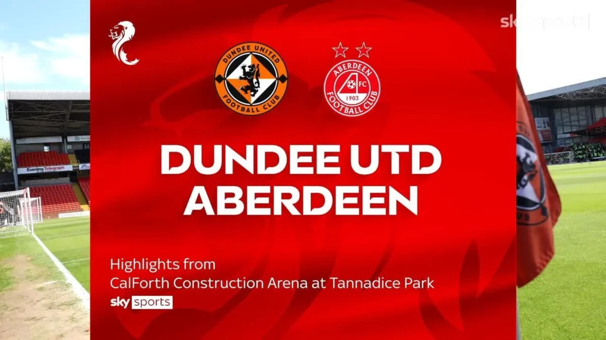 Dundee United Edge Aberdeen in Scottish Premiership Match