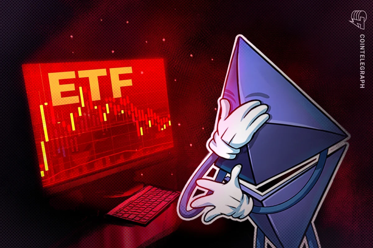 Ether ETF Outflows Exceed $1 Billion in October So Far