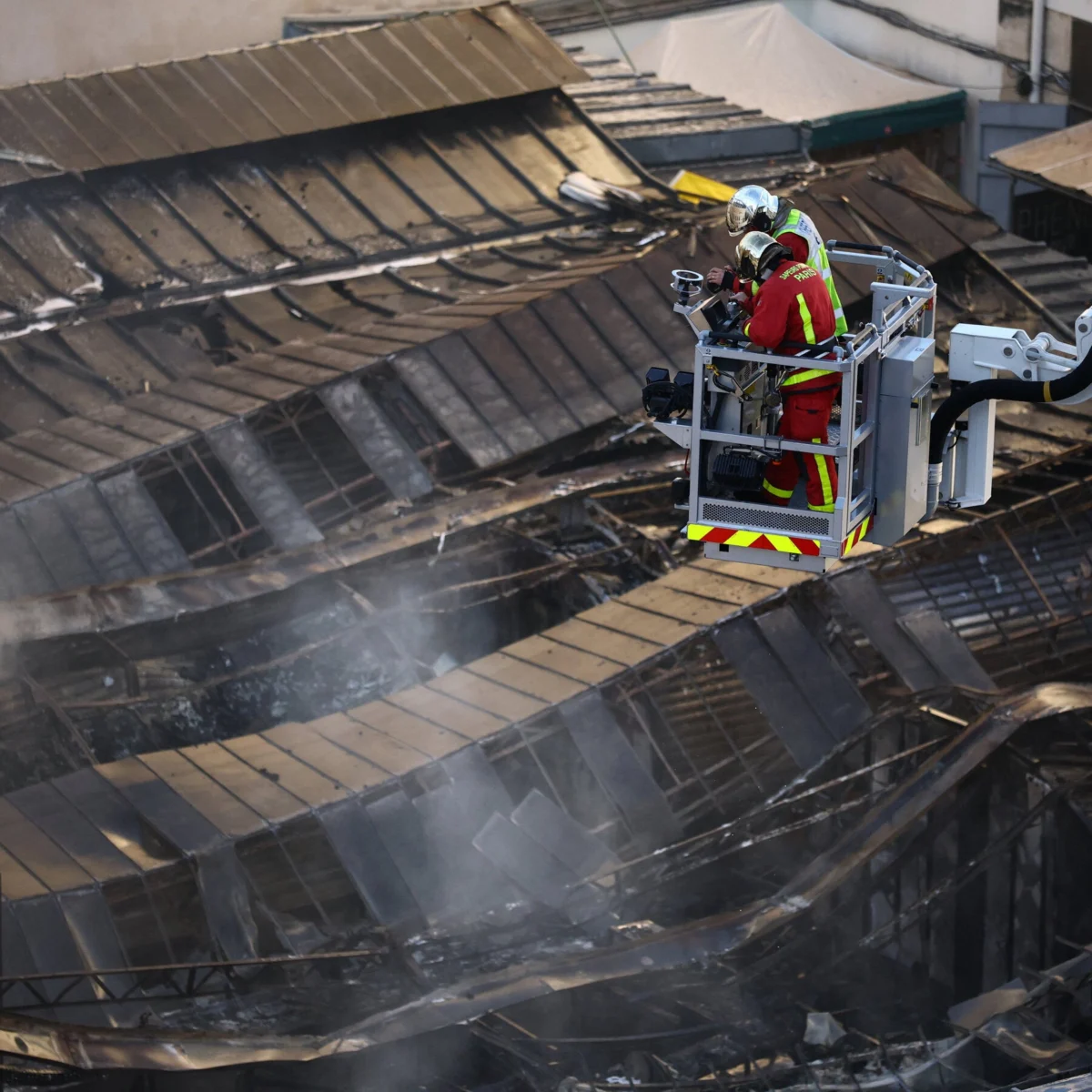 Fire Devastates Paris’s Oldest Covered Food Market