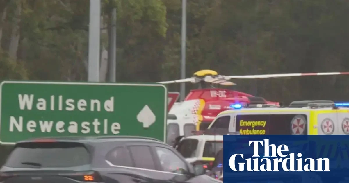 Car hits crowd in Newcastle, 10 injured including children