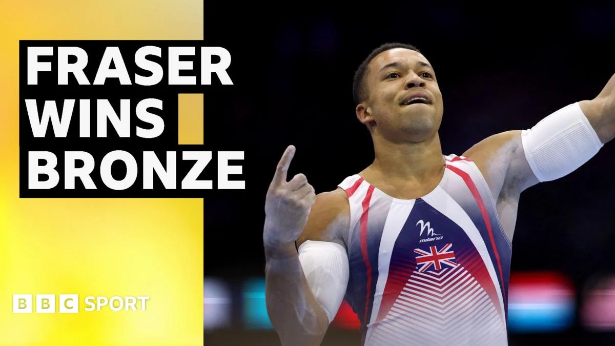 GB’s Fraser Wins World Bronze in All-Around Final