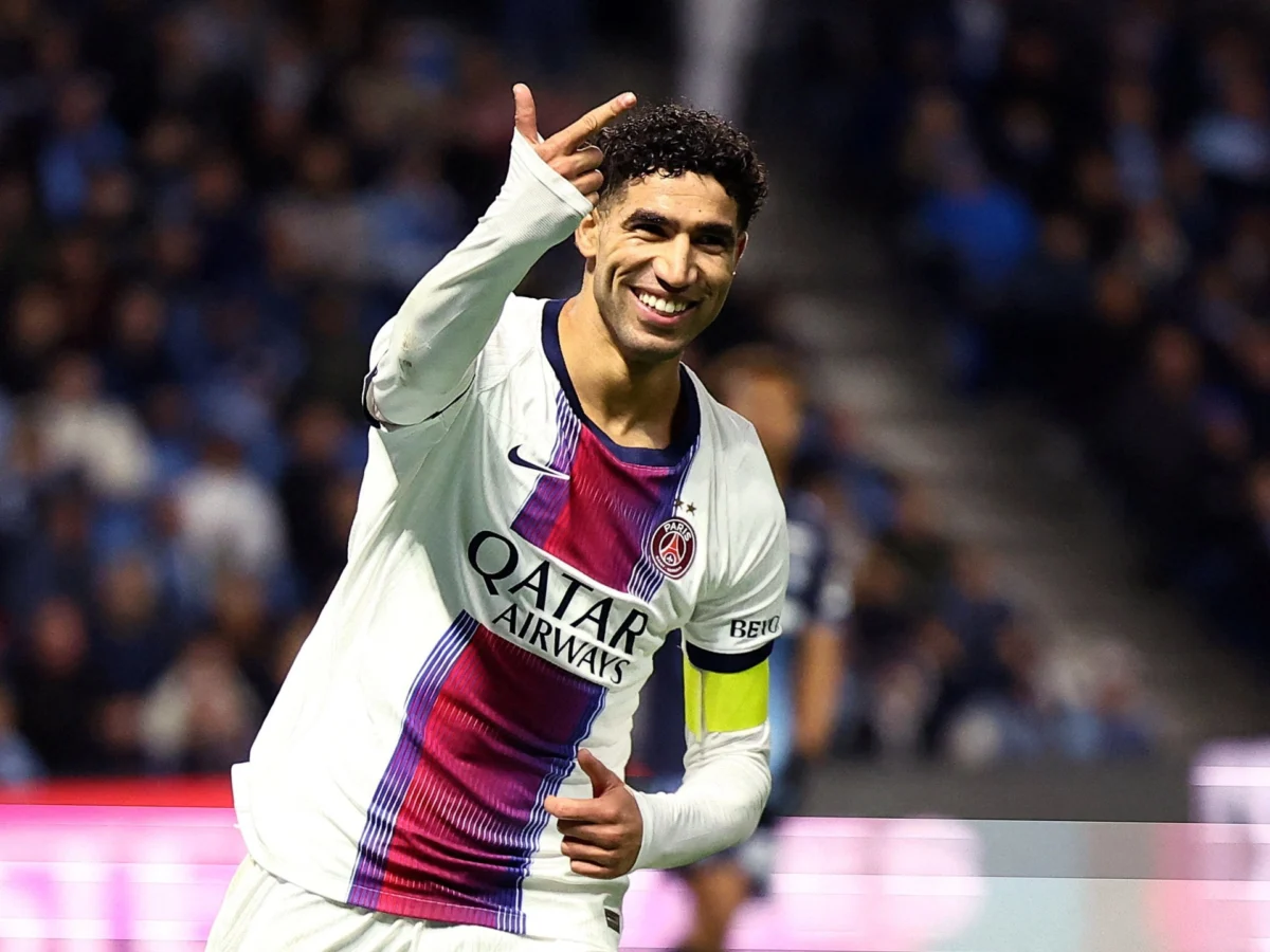 Hakimi Hat-Trick Powers PSG to 5-1 Win Over Le Havre in Ligue 1