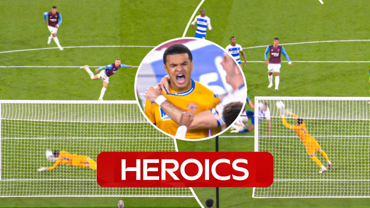 Pierce Charles Saves Last-Gasp Penalty and Rebound for QPR