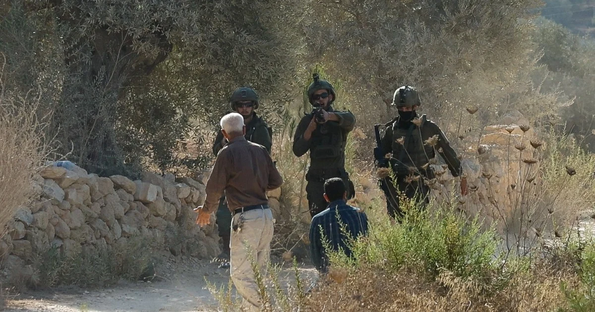 Israeli settlers attack West Bank farmers, soldiers detain journalists