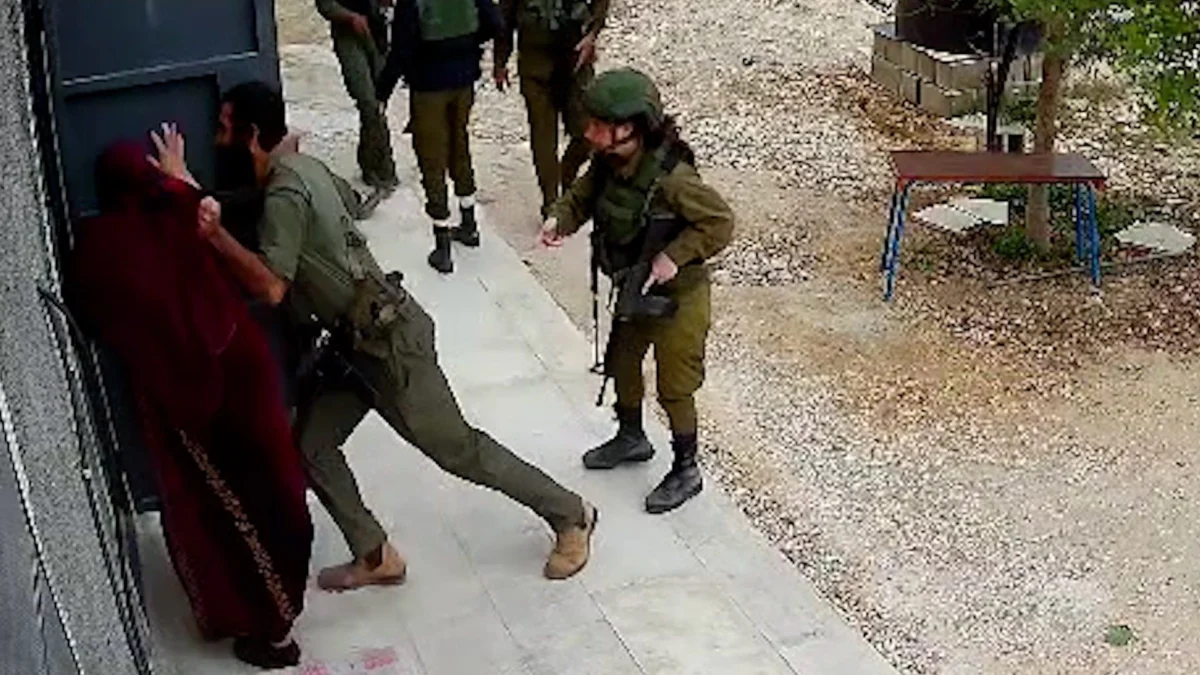 Israeli soldier assaults Palestinian woman in West Bank raid