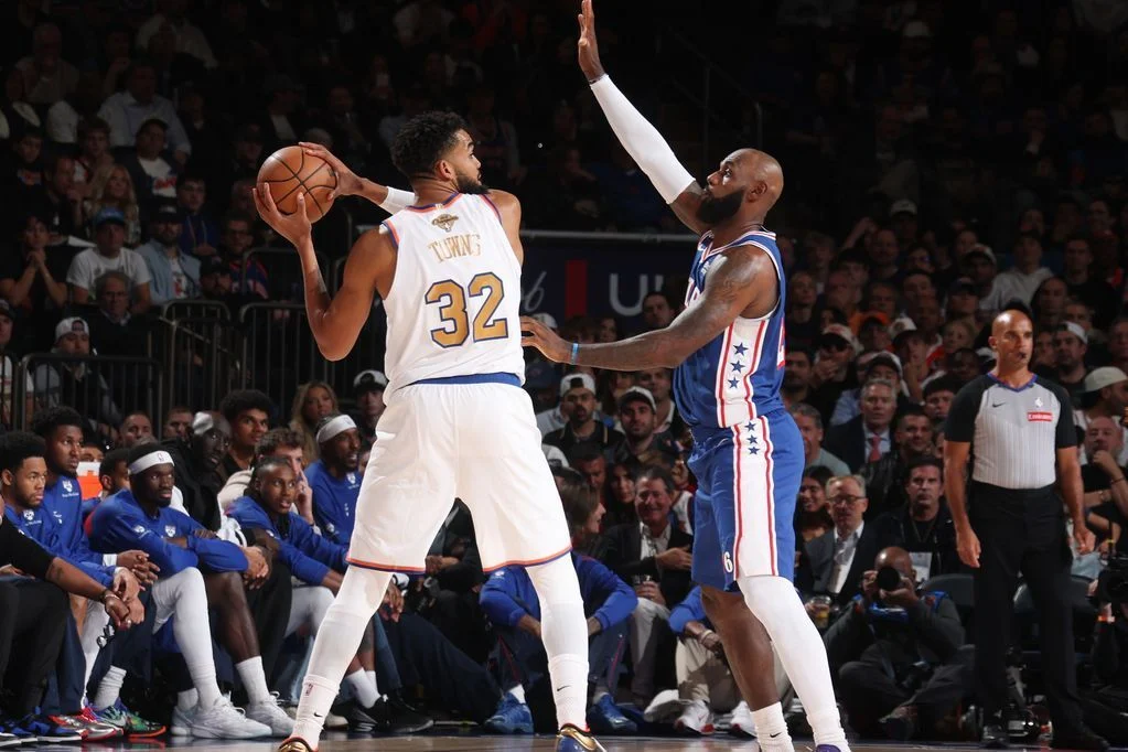 LeBron Makes Sixers Debut, Plays Center