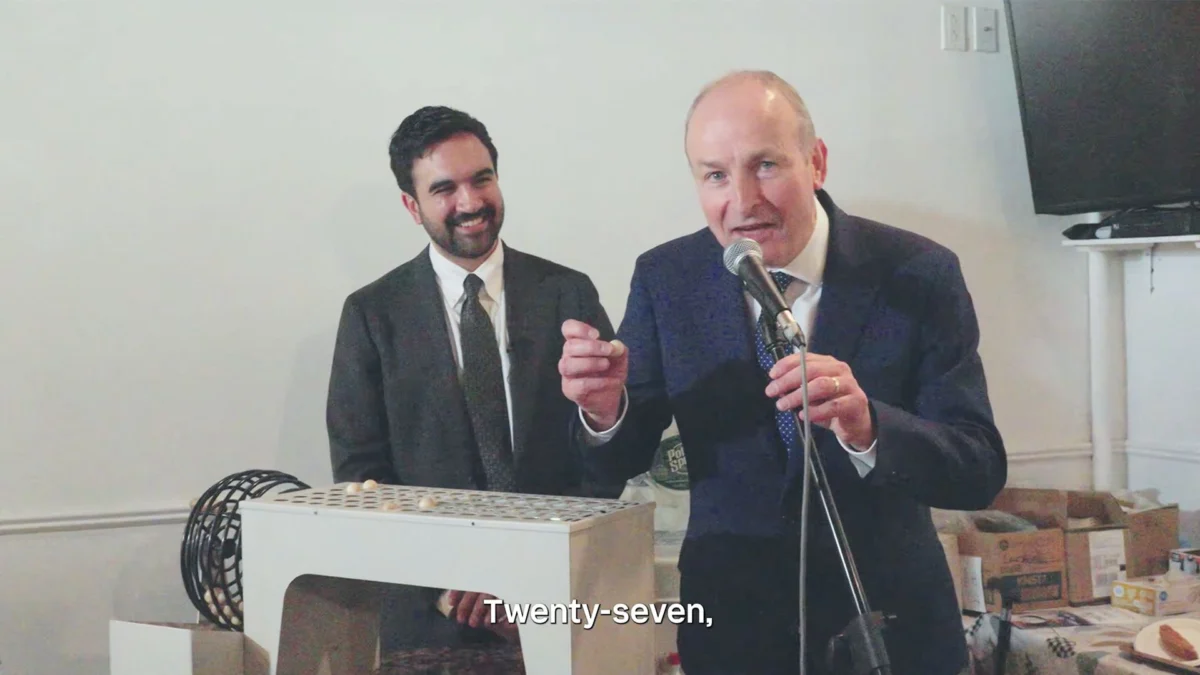 Mamdani and Irish PM Ride Subway, Play Bingo in NYC