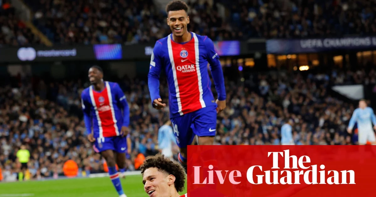 Manchester City host PSG in Champions League showdown