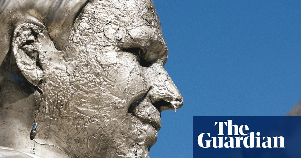 Melting Ron DeSantis Statue Unveiled in Tallahassee Climate Protest