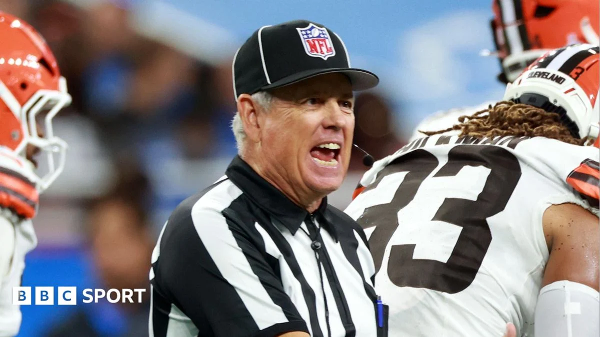 NFL suspends two officials for unprofessional conduct toward player