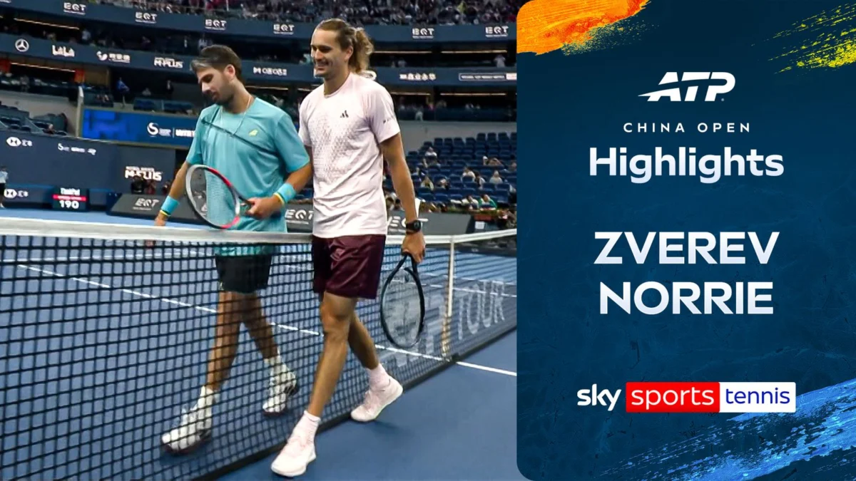 Zverev Edges Norrie in China Open First-Round Match