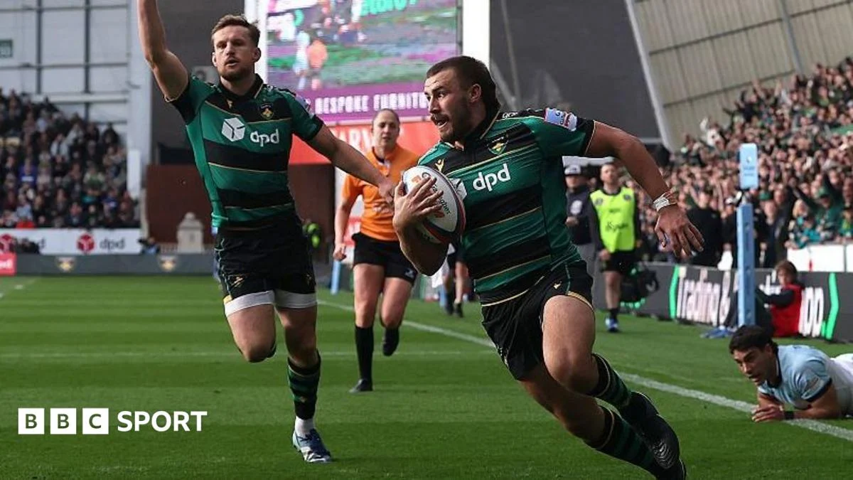 Northampton outgun Bath in 119-point thriller