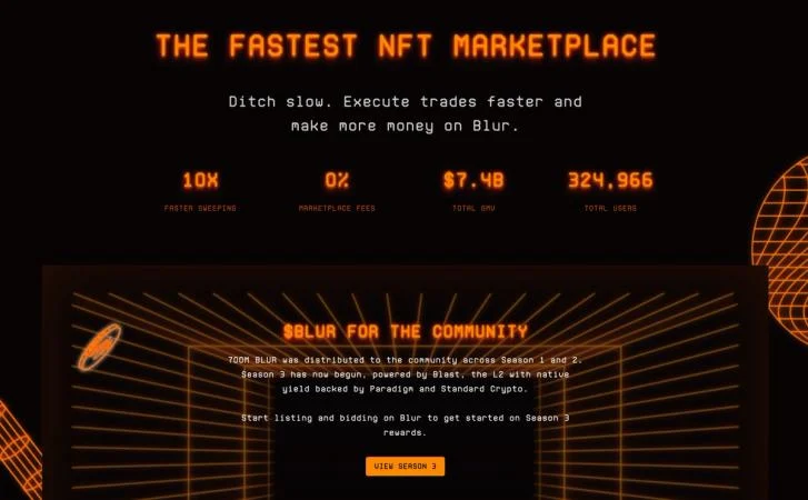 Ethereum NFT Marketplace Blur to Shut Down After Volume Collapse