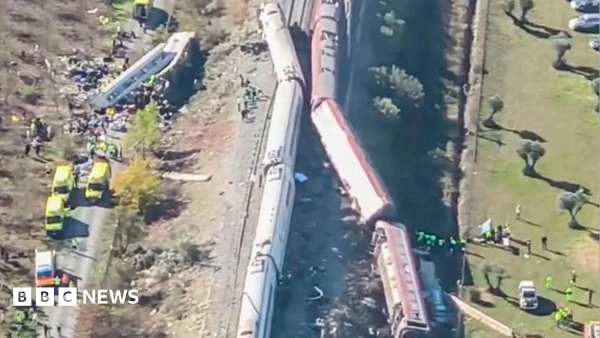 High-speed train collision south of Madrid leaves dozens feared dead