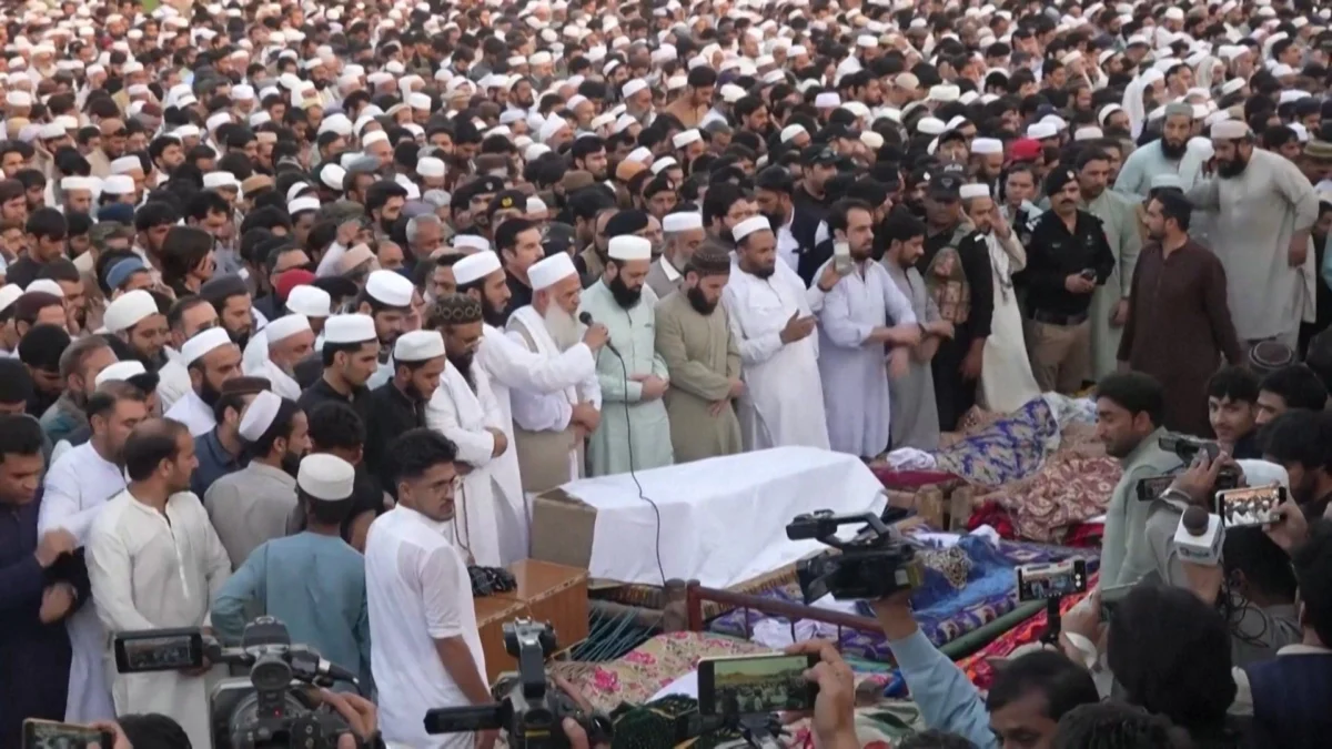 School Roof Collapse Kills Dozens in Peshawar, Funeral Prayers Held
