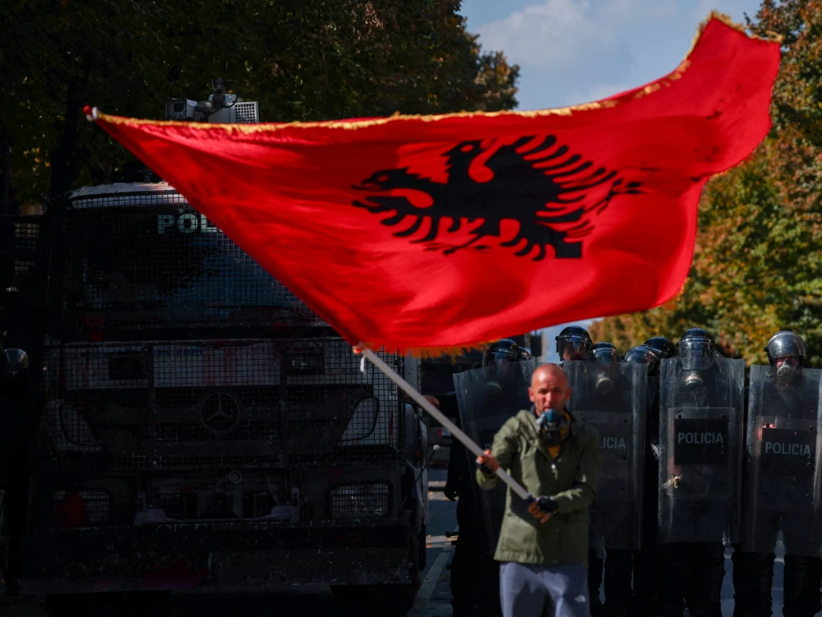 Albania Protesters Clash With Police on Sixth Day of Demo