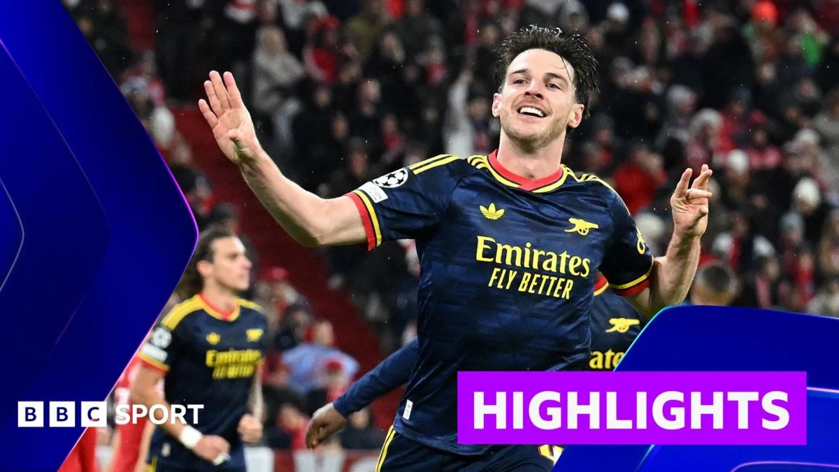 Rice Strikes to Earn Arsenal Draw at Bayern