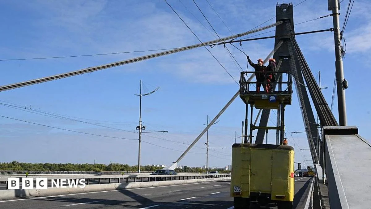Russia Hits Second Major Bridge in Ukraine’s Capital Kyiv