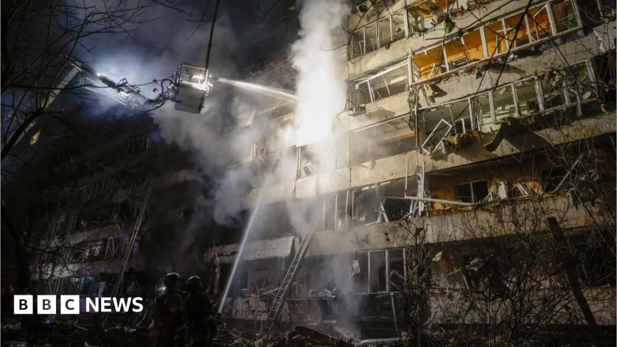 Ukraine Power Outages Affect 600,000 After Russian Strikes, Zelensky Says
