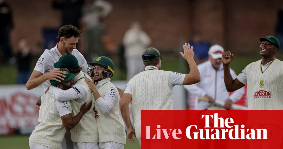 South Africa v Australia: Second Test Day Five Live Updates