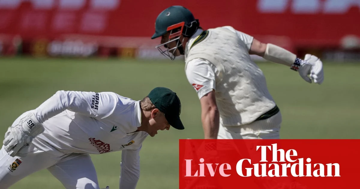 South Africa v Australia Day Four Test Proceedings Underway